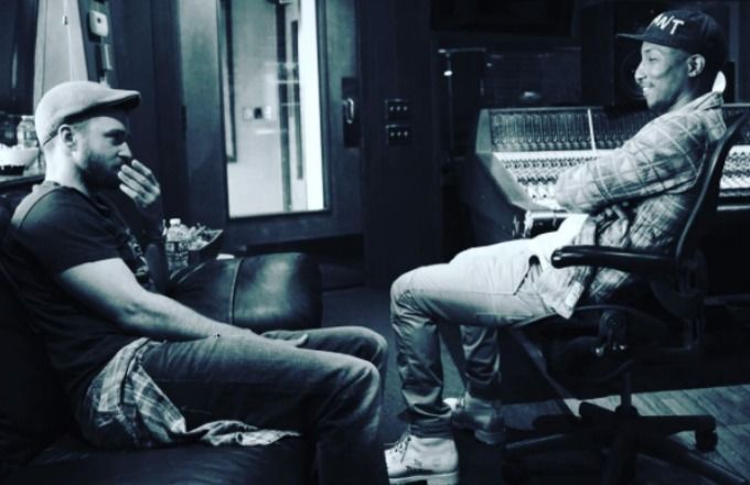 JUSTIN TIMBERLAKE EN STUDIO AVEC PHARRELL