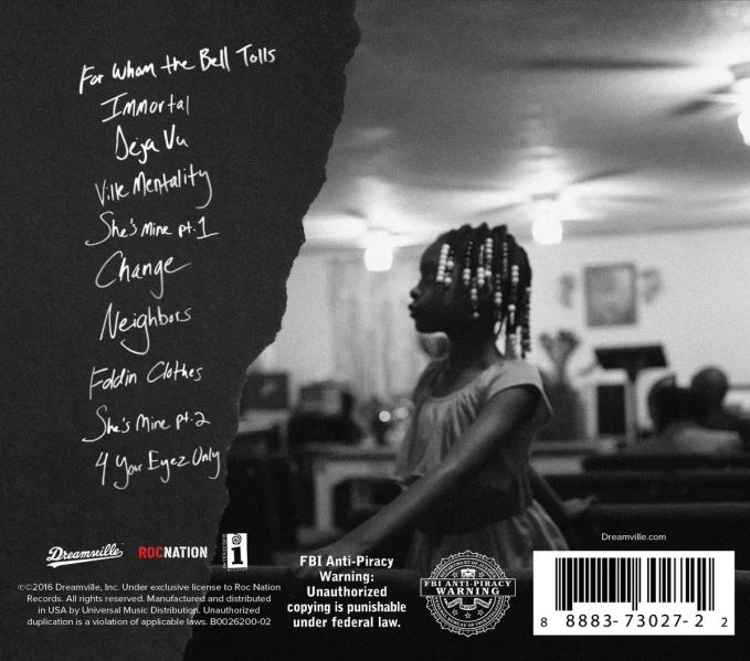 J. COLE - 4 YOUR EYEZ ONLY [TRACKLIST]