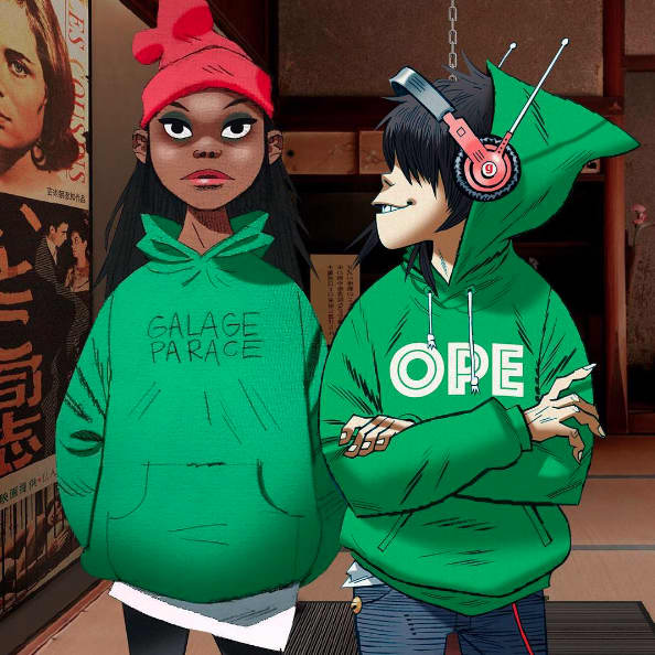 GORILLAZ & LITTLE SIMZ - GARAGE PALACE [CLIP]