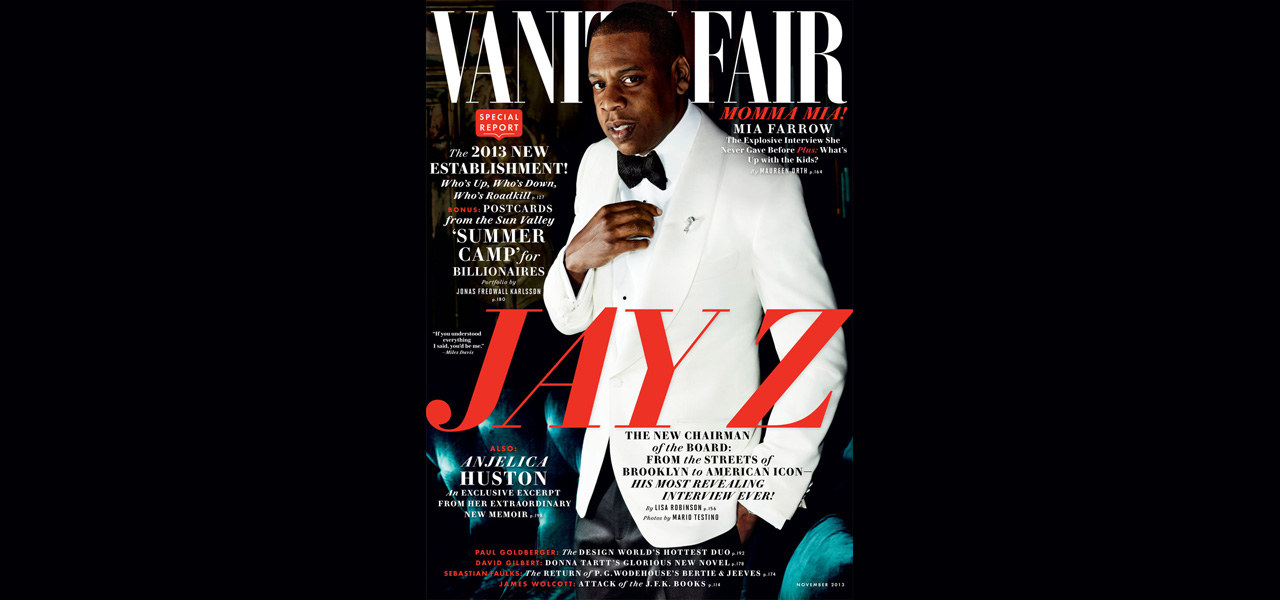 JAY-Z FAIT LA COUV' DE VANITY FAIR