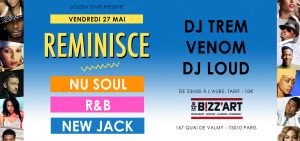 10 PLACES À GAGNER POUR LA SOIRÉE REMINISCE LE 27/05 AU BIZZ'ART