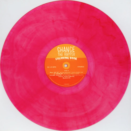 Download Chance The Rapper - Coloring Book Vinyle Orange & Rouge - The best Rap Vinyls